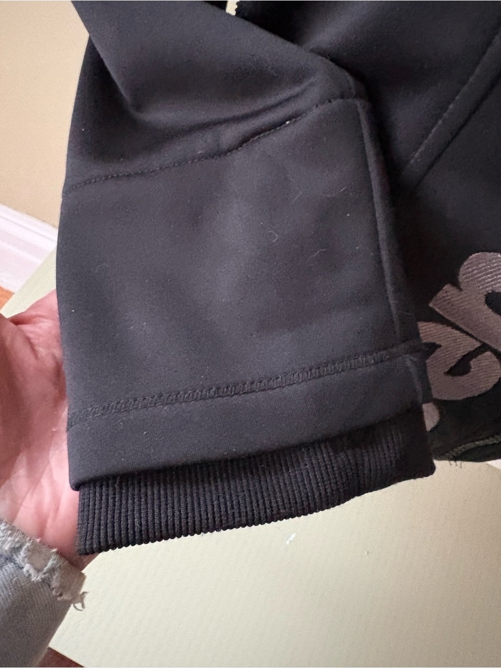 Bench Black Asymmetrical Zip Jacket with High Collar large y2k - Picture 4 of 10